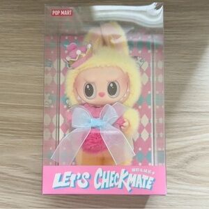 Pop mart official Labubu lets checkmate